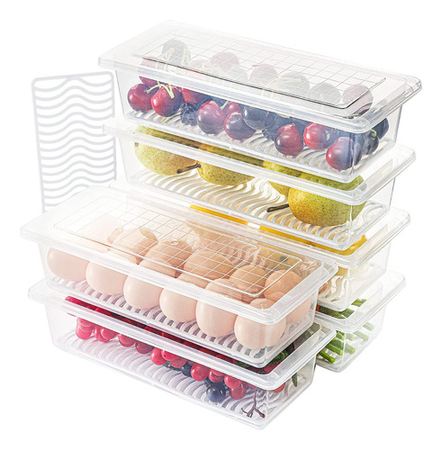 6 Organizadores Cocina Fruta Verdura Refrigerador Almacenami