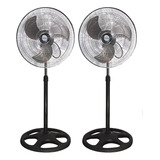 2pcs Ventilador Metálico De 18 Pulgadas 3 En 1 De Pie Pared