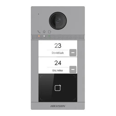 Hikvision Videoportero Para Villa 2 Servicios Resolución 2 Color Plateado