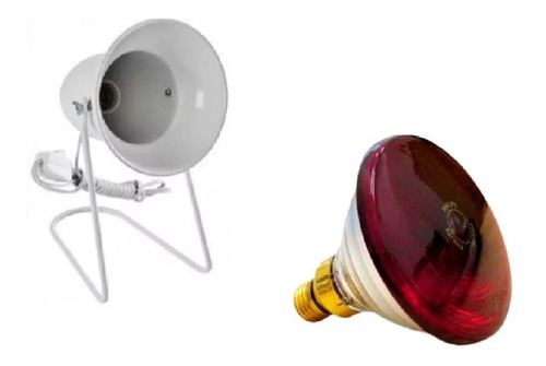 Aparelho + Lampada Infravermelho Philips 150w 110 V (kit)