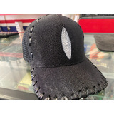 Gorra De Lujo En Piel Original De Mantarraya