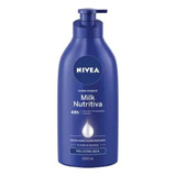 Crema Corporal Nivea Milk Nutritiva Piel Extra Seca 1 Litro Tipo De Envase Botella