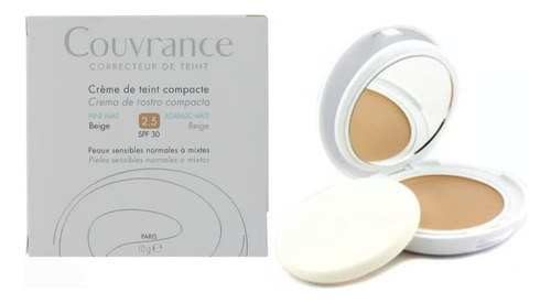 Avene Couvrance Maquillaje Compacto En Crema 2.5 Beige 