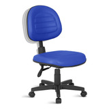 Cadeira Escritório Ergonômica Executiva Com Gomo Rv Azul