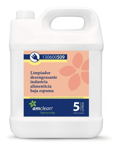 Limpiador Desengrasante Ind. Alimenticia 509 Amclean 5lt