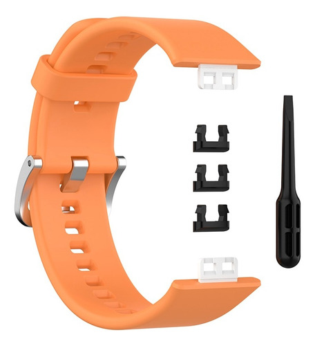 Correa De Silicona Para Huawei Watch Fit - Orange