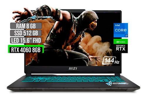 Msi Cyborg Intel Core I7 12650h Ssd 512gb Ram 8gb Rtx 4060