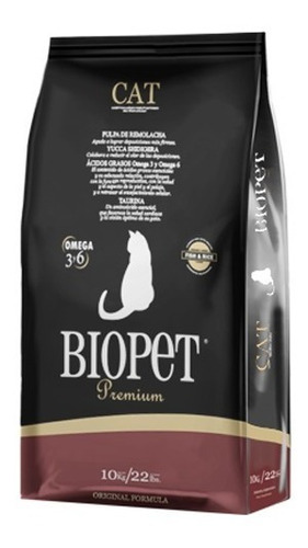 Alimento Biopet Gato Adulto 10kg 32% En Proteina E