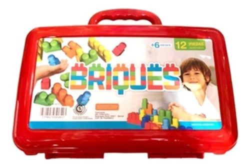 Valija De Bloques Briques X 12 Unidades Irv Toys 0272