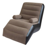 Sofa Sillon Silla Puff  Inflable Apoya Brazos + Bomba Manual