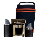 Set Matero Kit Completo Equipo Mate Bombilla Latas Bolso  