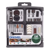 Kit Accesorios Dremel Minitorno 110 Pzs Multiuso Mini Torno