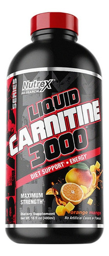 Liquid L-carnitine 3000 473 Ml (32 Srvs) Carnitina Líquida Sabor Manzana Verde