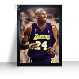 Quadro Jogador Kobe Bryant Moldura A4 32cm