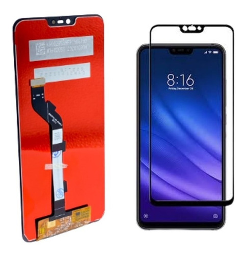 Tela Display Frontal Para Xiaomi Mi 8 Lite M1808d2tg + 3d