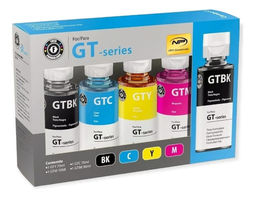 Combo De Tinta Gt51 Gt52 X5, Formulada