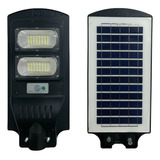 Solar Luminária Pública Poste Rua Led 100w C/ Sensor Frio