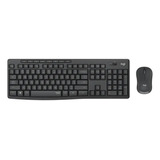 Logitech Combo Teclado - Mouse Mk295 Silent Wireless - Graph