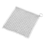 Scrubber Iron Chainmail Steel Scrubber Wok, Limpiador