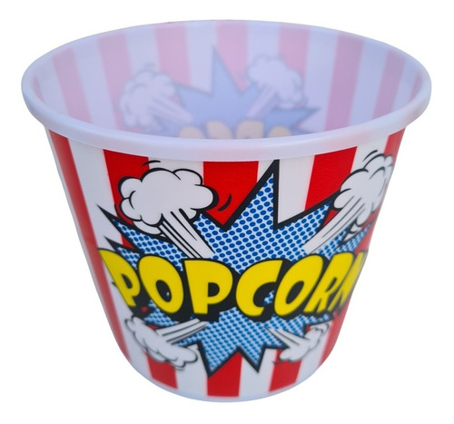 6un Baldes Pote Popcorn Plástico Cabritas Candybar Palomitas