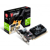 Placa De Video Msi Geforce Gt 710 2gb Low Profile