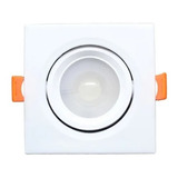 Spot Super Led Quadrado Embutir Dicroica Sanca 3w Branco