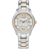 Reloj De Cristal Clásico Eco-drive Para Mujer De Citizen En 