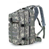 Bolso Tactico Militar 30 Litros Ajustable Viaje Deporte Aire