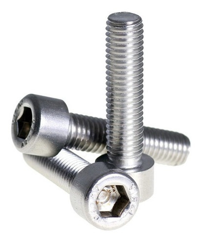 50 Unidades Tornillo M3 X10mm Inox Allen Cabeza Cilíndrica