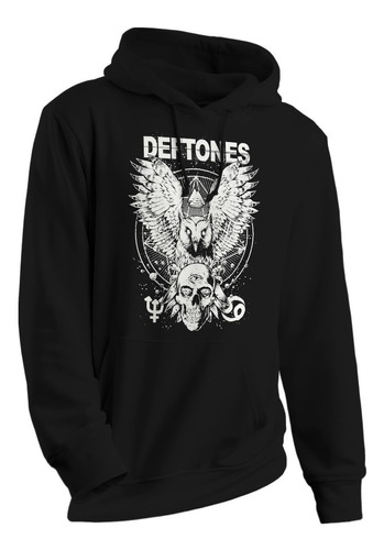 Blusa De Frio Moletom Deftones Rock Metal Coruja Banda Skull