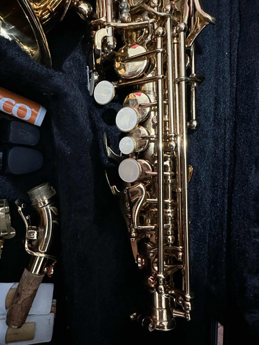 Saxofón Soprano Curvo Parquer, Modelo Psscd