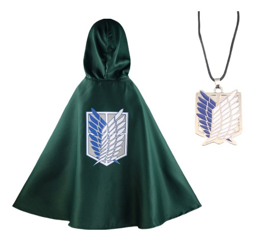 Capa Y Collar Anime Shingeki No Kyojin Attack On Titan  Cosplay 