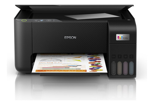 Impresora Multifuncional Epson Ecotank L3210 C11cj68301 Color Negro