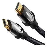 Cable Vention Hdmi 2.0 - Certificado Profesional - 4k Hdr Arc Hdcp 60hz - Trenzado Metalico Blindado - Premium Tv Pc Gamer Full Hd - 3 Metros - Vaa-b05-b300