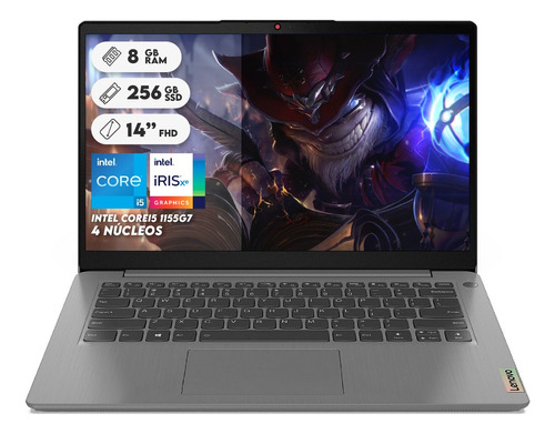 Portatil  Lenovo Onceava Intel Core I5 Ram 8gb Ssd 256gb Fhd