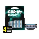 Gillette Mach3 Carga Aparelho Barbear Regular Leve 4 Pague 3