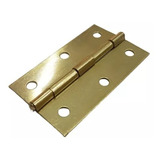 Bisagra Libro 3'' Hierro Bronce Para Puerta Mueble X12 Pares