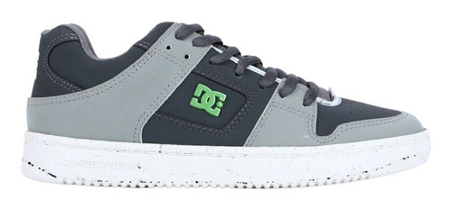 Zapatilla Dc Shoes Modelo Manteca Ss Gris Verde Exclusiva