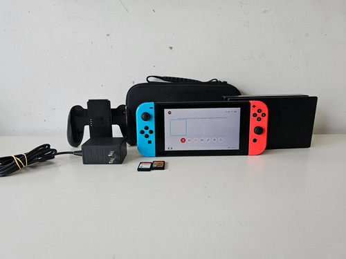 Nintendo Switch + Estuche, Juegos Y Accesorios - Leer