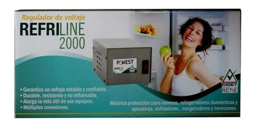 Regulador Voltaje 2000va 2kva Para Nevera Refrigeradores