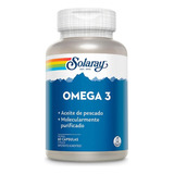 Solaray Omega 3 Cont. 60 Cápsulas ( 1.56g ) Sabor Sin Sabor