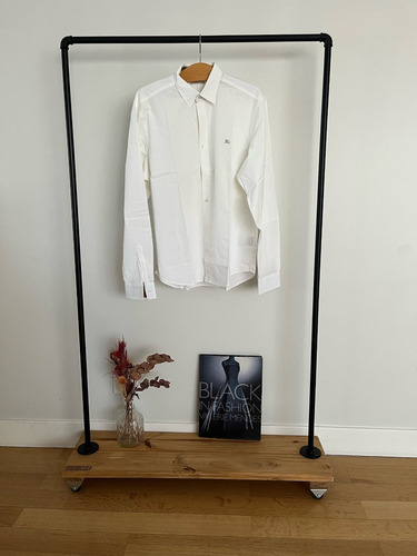 Camisa Hombre Blanca Burberry Original Talle Xl No Polo