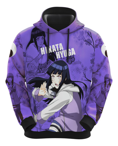 Blusa Moletom Infantil Moda Anime Girl Hinata Promoção