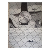 Cartel Publicitario Retro Relojes Mido Ocean Star 1961 /7