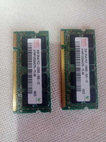 Par De Ram Para Toshiba Satélite A305-s6872 Al A305-s6908 