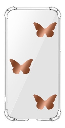 Carcasa Mariposas De Cobre iPhone XS