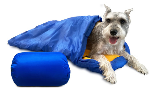 Vegapop Saco De Dormir Azul Para Perros Medianos Con Bolsa .