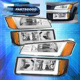 For 02-06 Chevy Avalanche Body Cladding Clear Led Drl He Aac