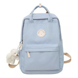 Z Mochila Kawaii Aesthetic Woman Mochila Oso Muñeca Insignia