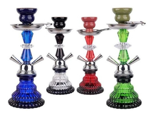 Narguila Hookah + 2 Mangueras + Carbones + Esencias